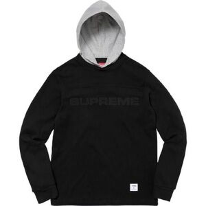 Supreme Hooded Waffle Ringer Sweatshirt